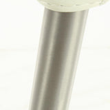 SIX Armlehnstuhl Lederstuhl Ledersessel Ricco Creme Weiß, Edelstahl