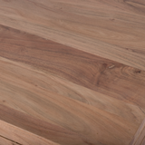 SIX Couchtisch Massivholz Akazie Natur, 110 x 60 cm