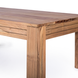 SIX Couchtisch Massivholz Akazie Natur, 110 x 60 cm