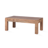 SIX Couchtisch Massivholz Akazie Natur, 110 x 60 cm