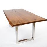 SIX Esstisch Akazie Baumkante Stone Finish 160x90
