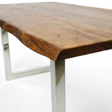 SIX Esstisch Akazie Baumkante Stone Finish 160x90