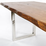 SIX Esstisch Akazie Baumkante Stone Finish 160x90