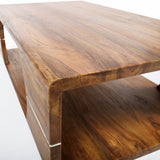SIX Couchtisch Palisander Sheesham Stone Finish, 100 x 60 x 30 cm