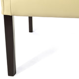 SIX Ledersessel Armlehnstuhl Galdo Sand, Hartholz (Wenge)