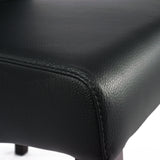 SIX Lederstuhl Felice Schwarz, Hartholz (Wenge)