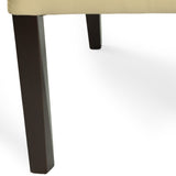 SIX Lederstuhl Regina Federkern Sand, Hartholz (Wenge) - Sets