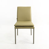 SIX Lederstuhl Ricco Sand, Edelstahl