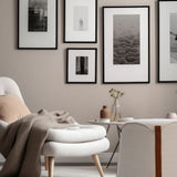 SIX Polsterhocker Fußhocker Trapezförmiger 48x48x43 Beige Creme
