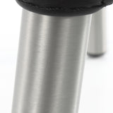 SIX Armlehnstuhl Sessel Ricco Esszimmerstühle Schwarz, Edelstahl