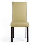 SIX Lederstuhl Bambi Sand, Hartholz (Wenge)