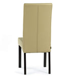 SIX Lederstuhl Bambi Sand, Hartholz (Wenge) - Sets