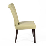 SIX Lederstuhl Capo Sand Beige, Hartholz (Wenge) - Sets