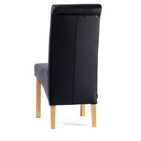 SIX Lederstuhl Felice Schwarz, Eiche