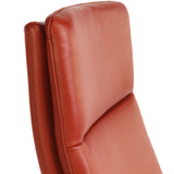 SIX Lederstuhl Gatto Rot, Edelstahl