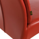 SIX Lederstuhl Gatto Rot, Edelstahl