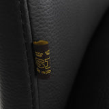 SIX Lederstuhl Ricco Schwarz, Edelstahl - Sets