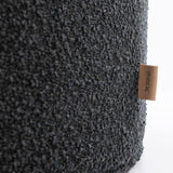 SIX Polsterhocker Fußhocker 66x35x42 Stoff soft Anthrazit