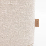 SIX Polsterhocker Fußhocker rechteckig 44x42,5x42,5 Stoff soft weiss