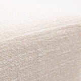 SIX Polsterhocker Fußhocker rechteckig 44x42,5x42,5 Stoff soft weiss