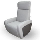 SIX Relaxsessel Ledersessel Luxurior Grau