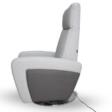 SIX Relaxsessel Ledersessel Luxurior Grau