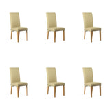 SIX Lederstuhl Bambi Sand, Eiche - Sets