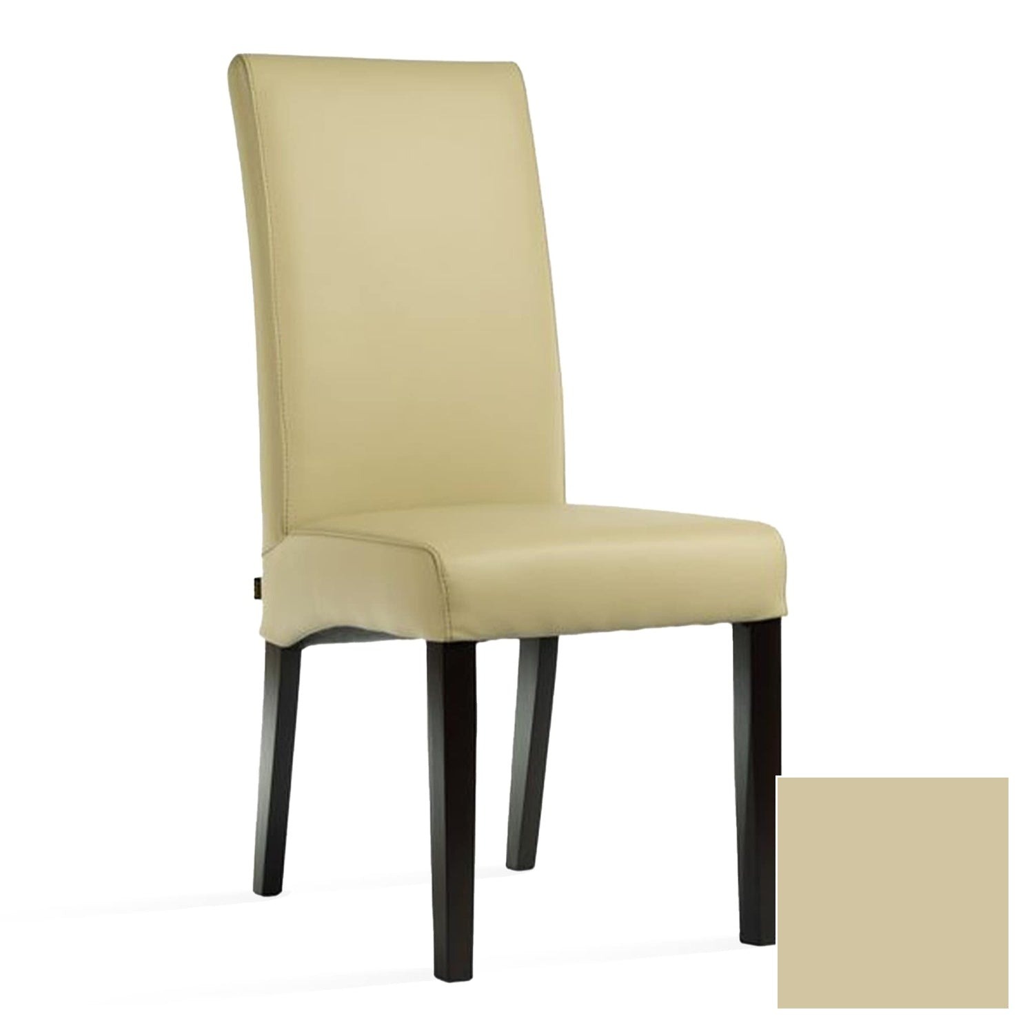 SIX Lederstuhl Bambi Sand, Hartholz (Wenge) - Sets