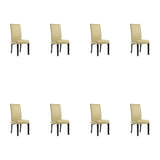 SIX Lederstuhl Bambi Sand, Hartholz (Wenge) - Sets